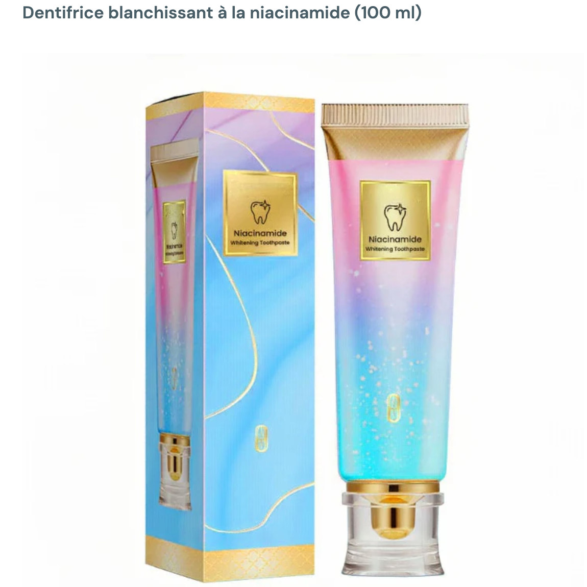 🦷 Dentifrice Blanchissant Triple Action BodyAccel À La Niacinamide 100% APPROUVÉ